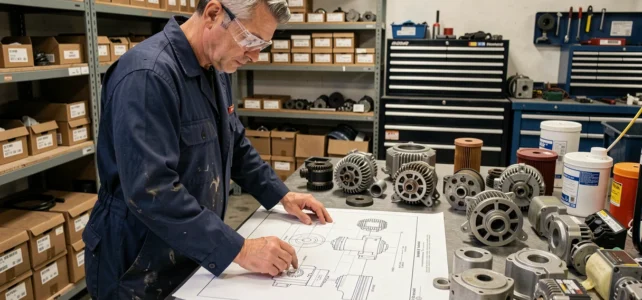 Comprendre la vue éclatée et les pièces détachées pour groupes électrogènes SDMO